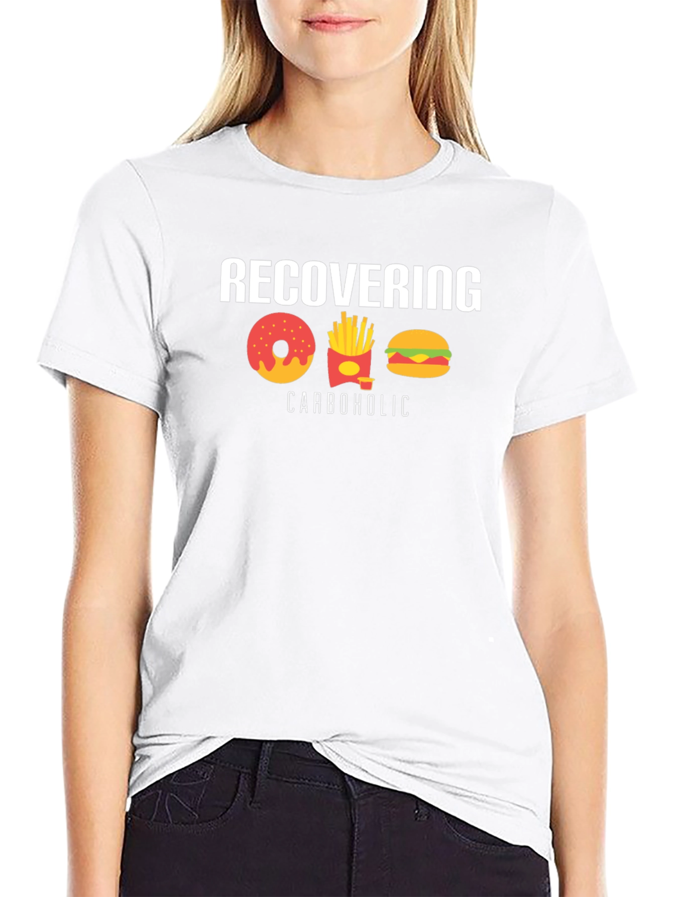 Recovering Carboholic Graphic T-Shirt