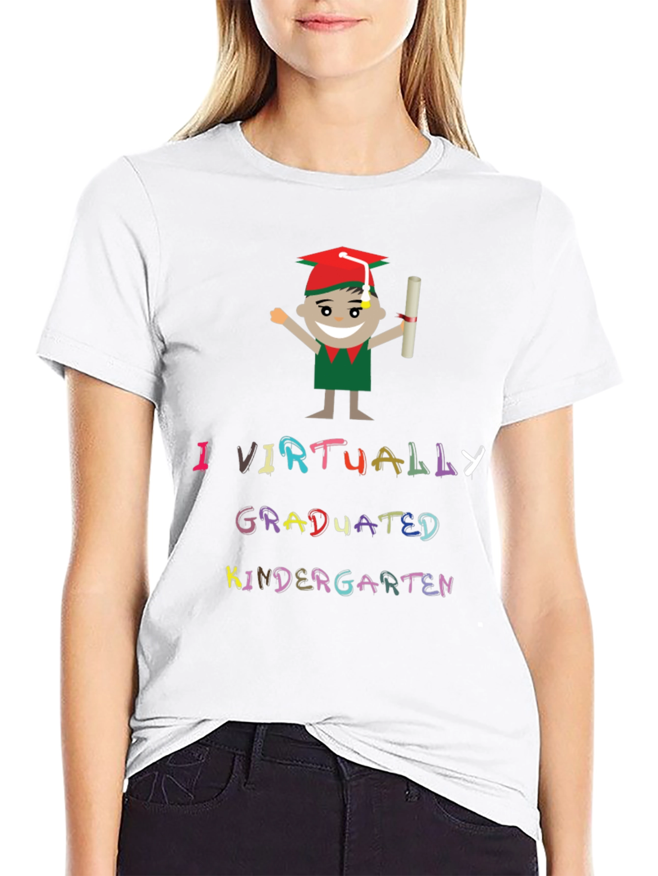 Virtually Graduated Kindergarten T-Shirt