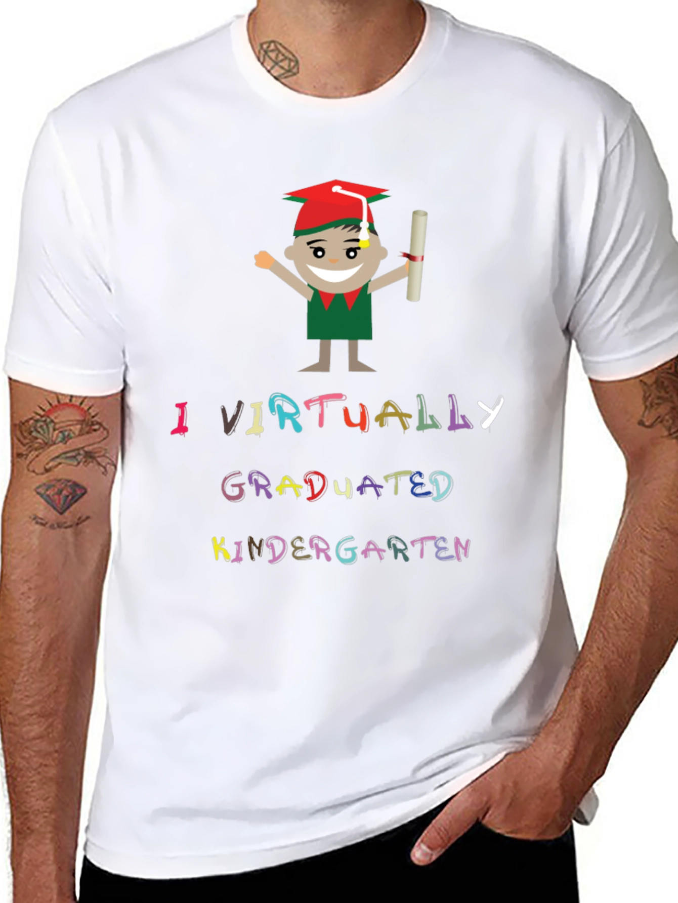 Virtually Graduated Kindergarten T-Shirt