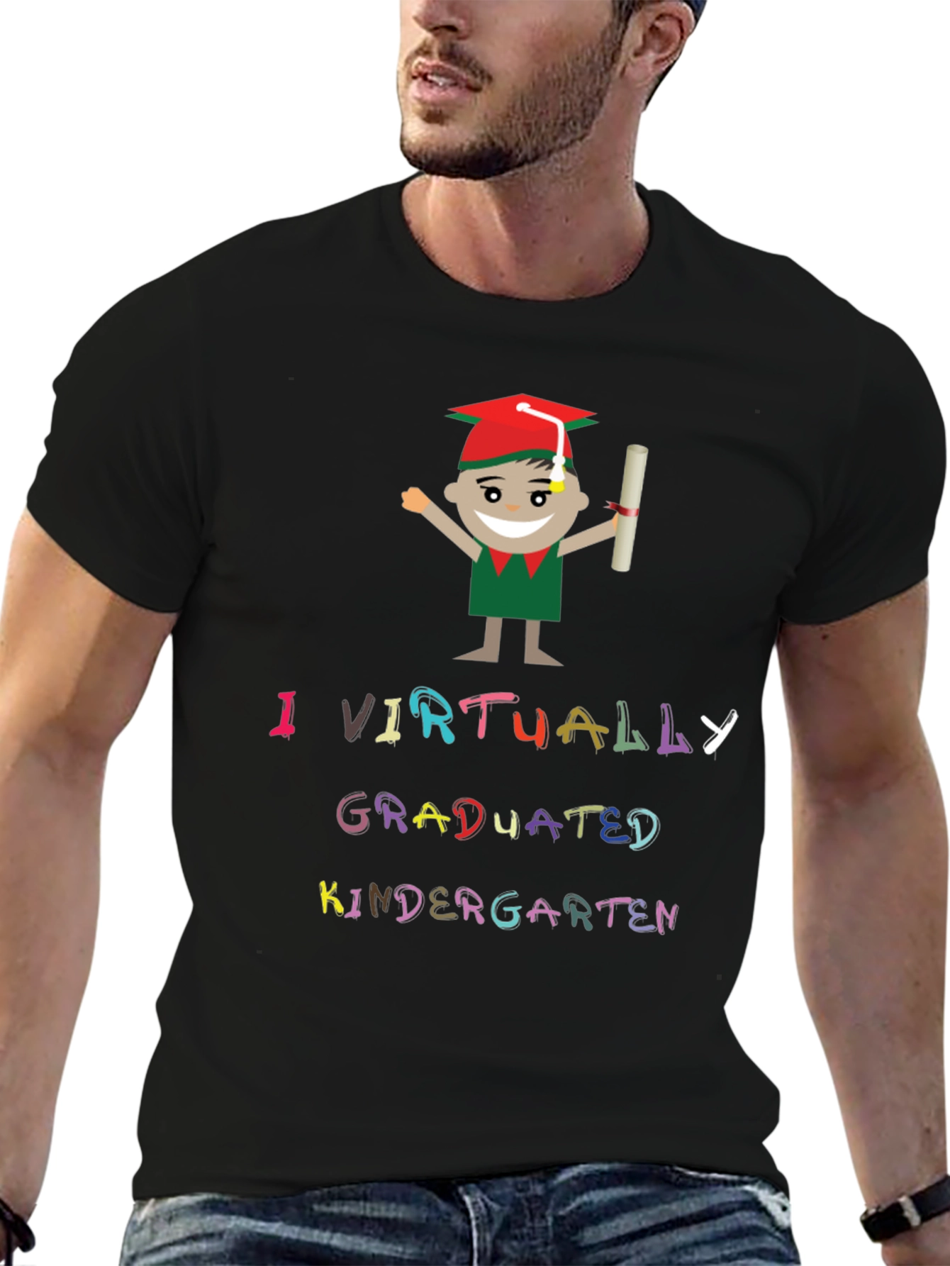 Virtually Graduated Kindergarten T-Shirt