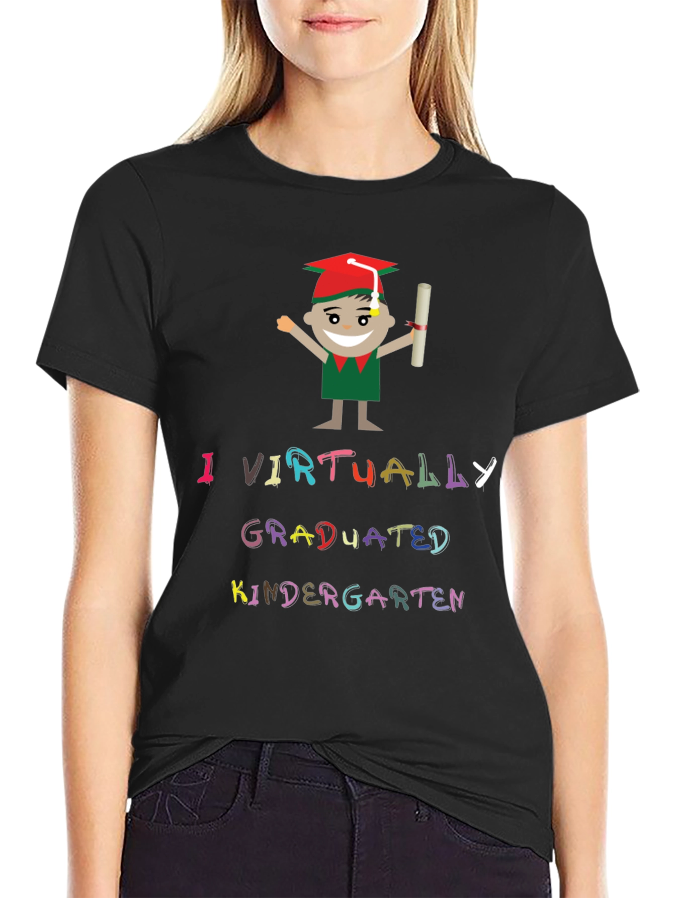 Virtually Graduated Kindergarten T-Shirt