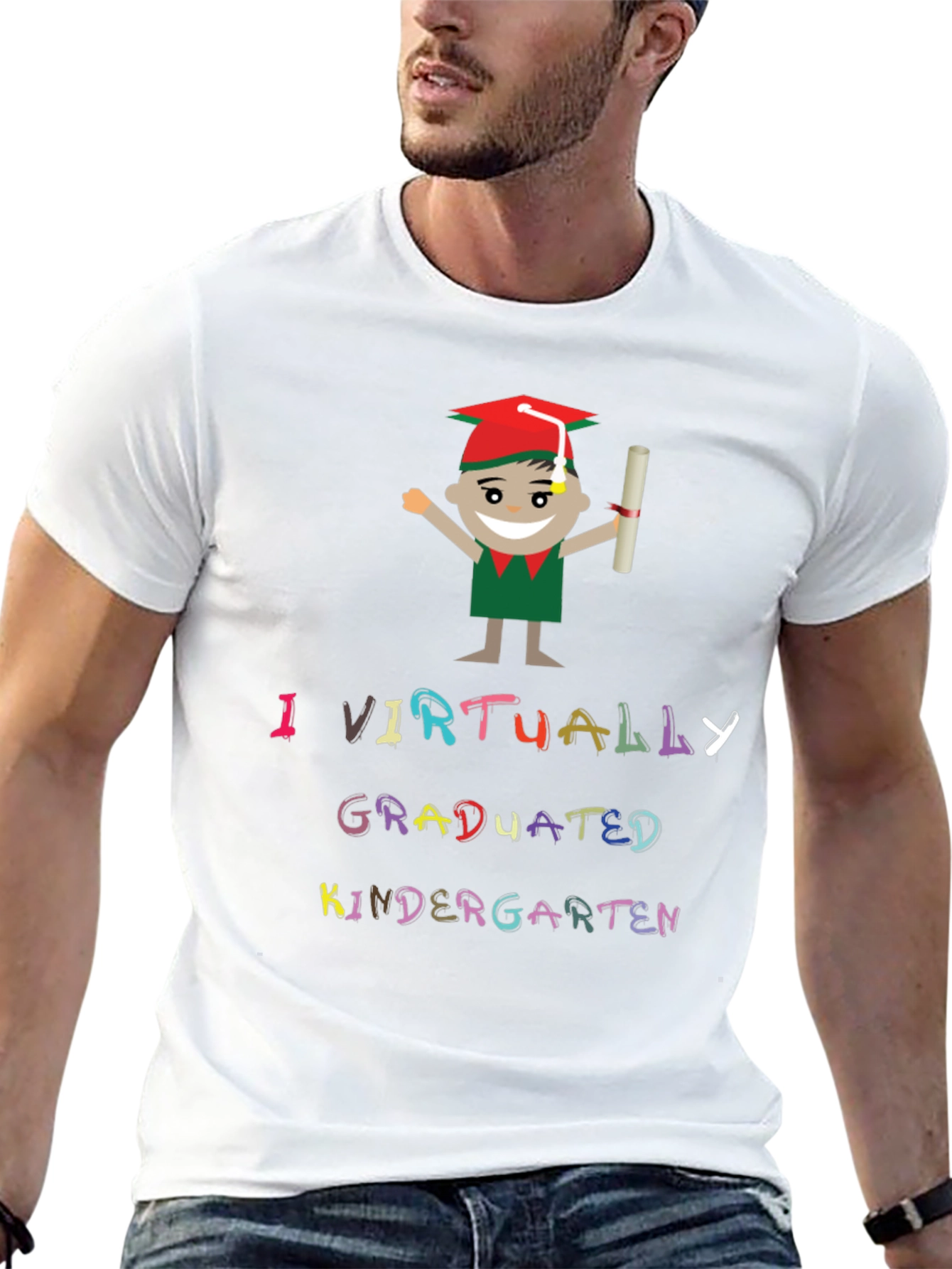 Virtually Graduated Kindergarten T-Shirt