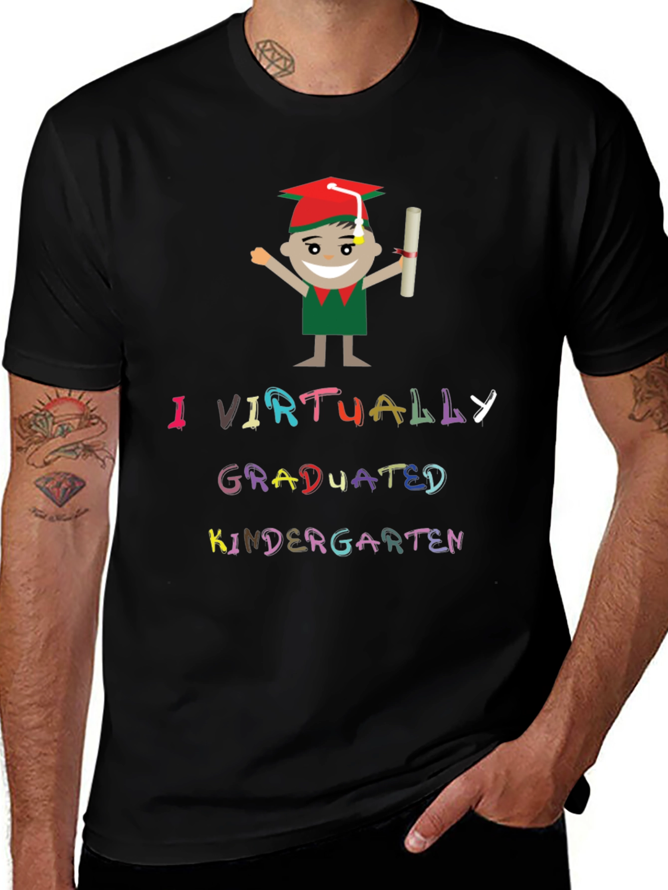 Virtually Graduated Kindergarten T-Shirt