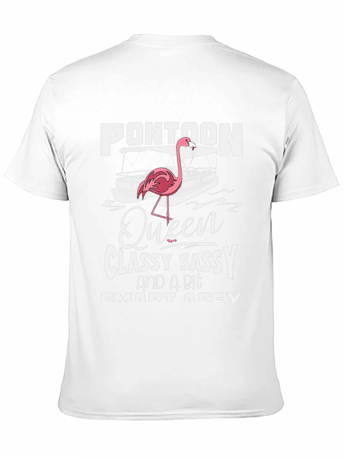 Pontoon Queen Graphic Tee - Classy Sassy & Smart
