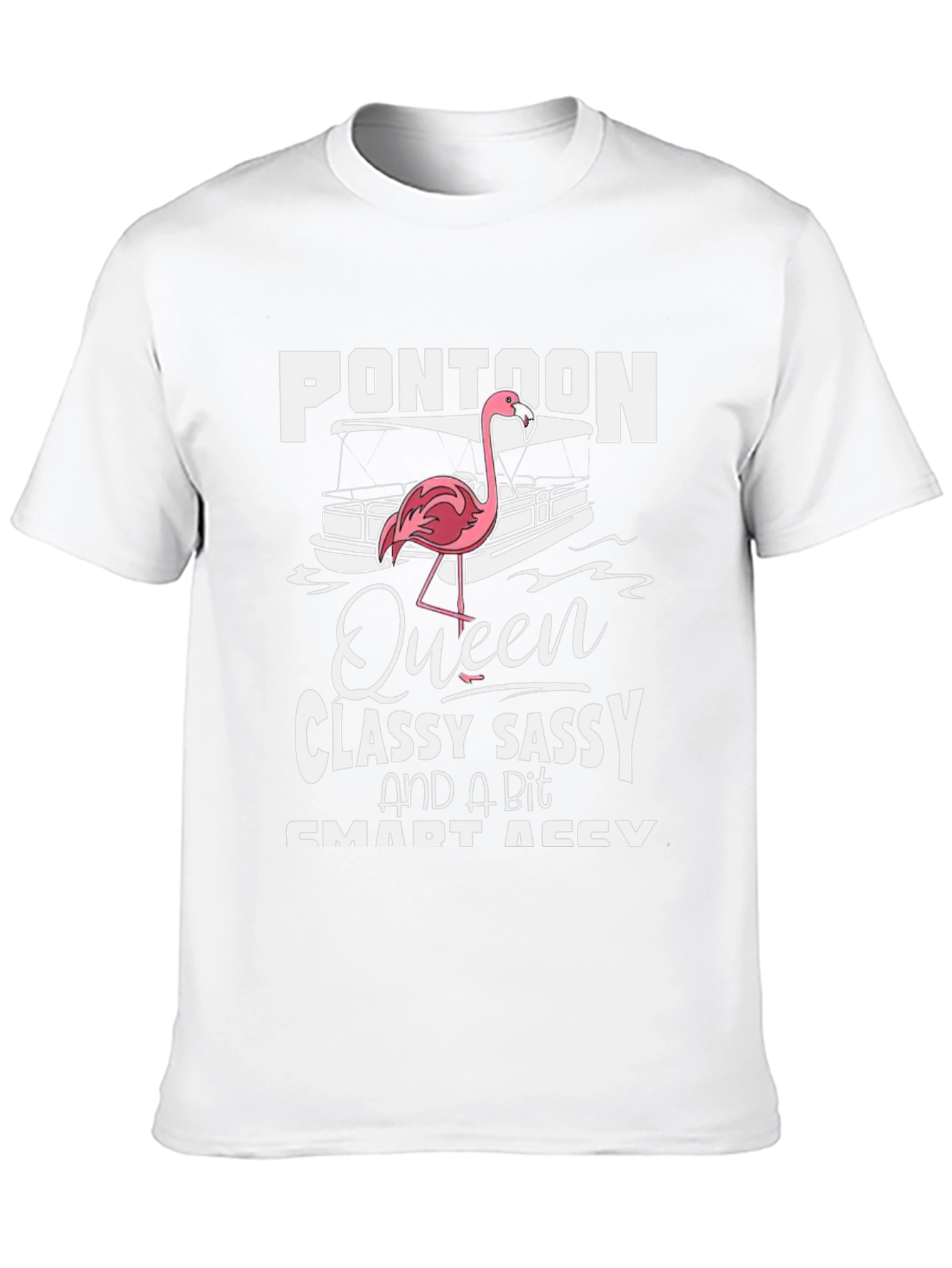 Pontoon Queen Graphic Tee - Classy Sassy & Smart