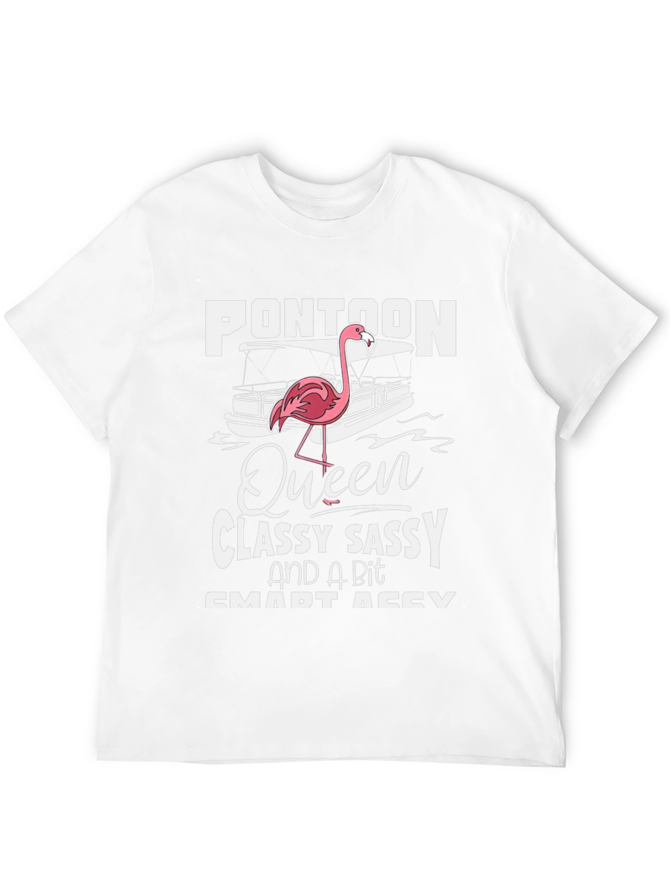 Pontoon Queen Graphic Tee - Classy Sassy & Smart