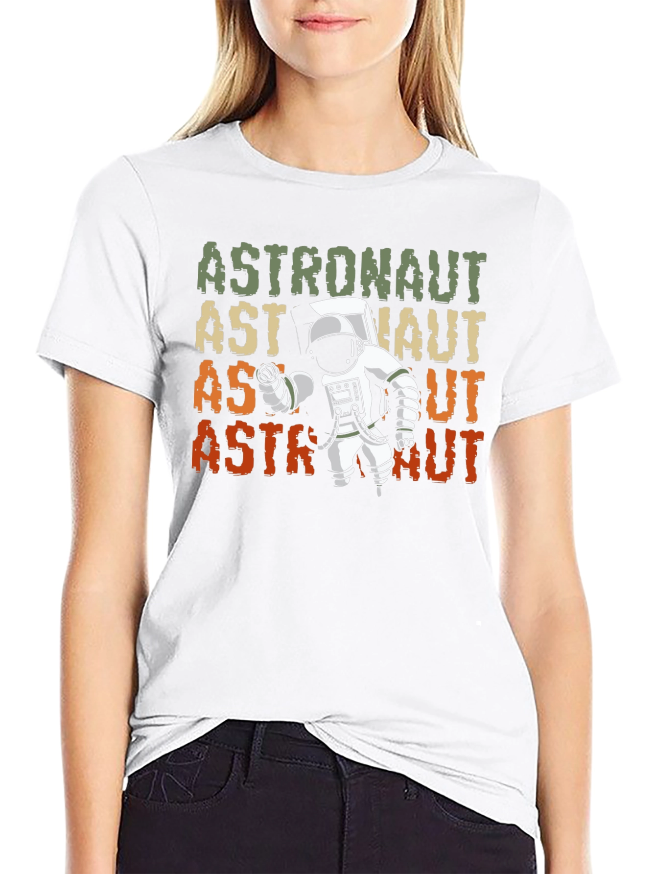 Retro Astronaut Graphic T-Shirt