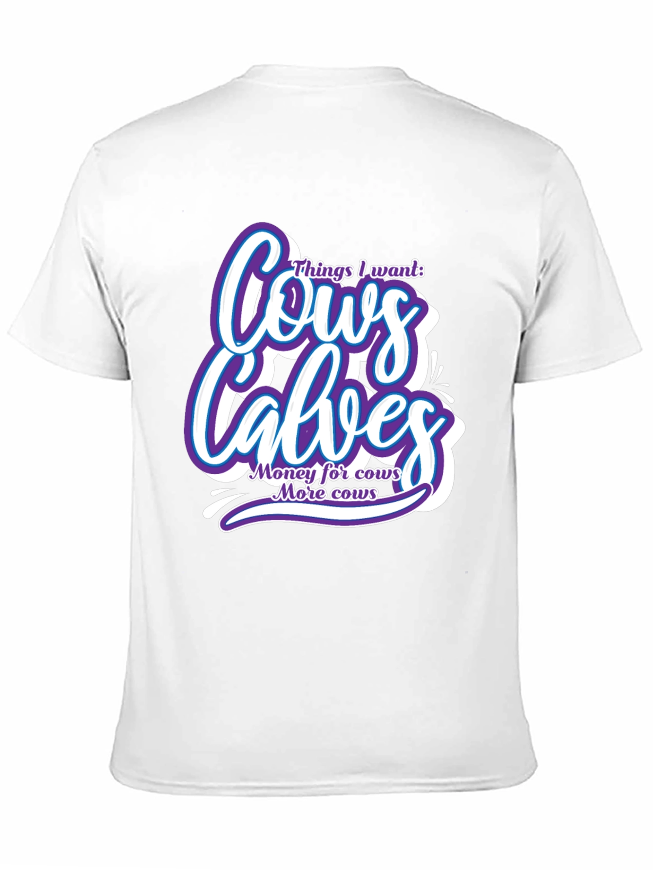 Cows and Calves Black Graphic Tee