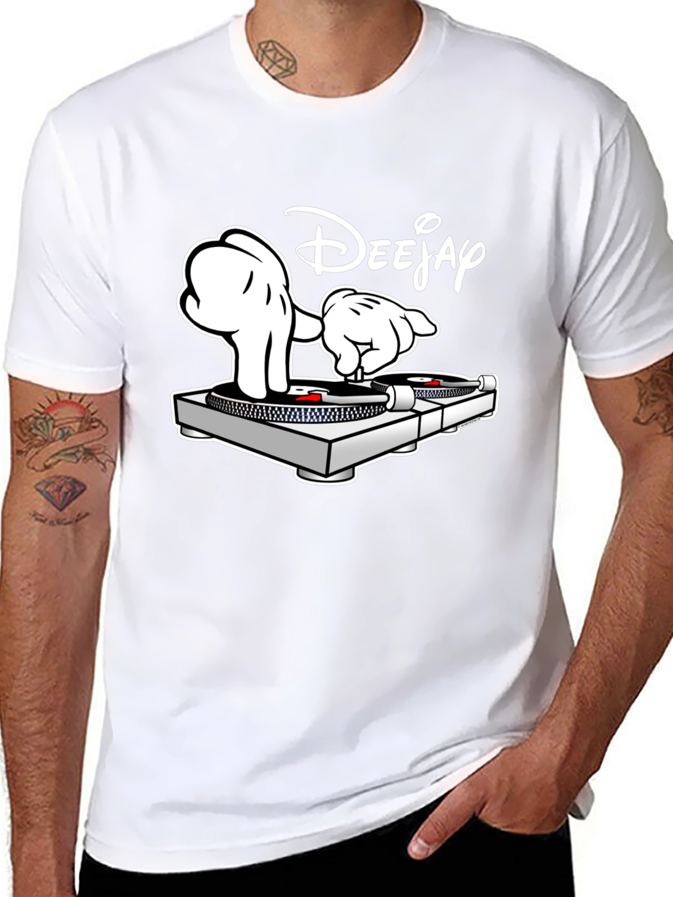DJ Mickey T-Shirt - Turntable Tee