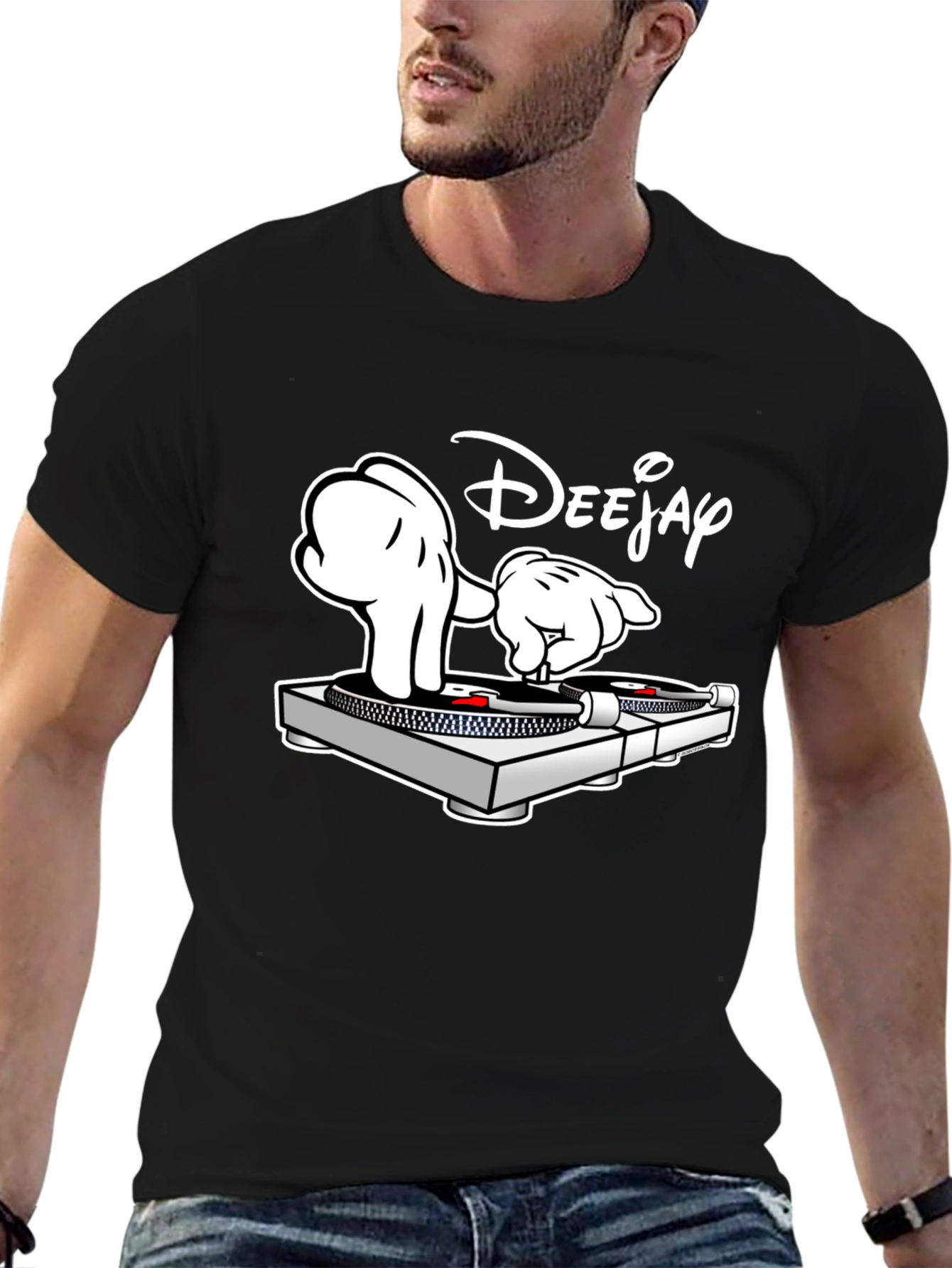 DJ Mickey T-Shirt - Turntable Tee
