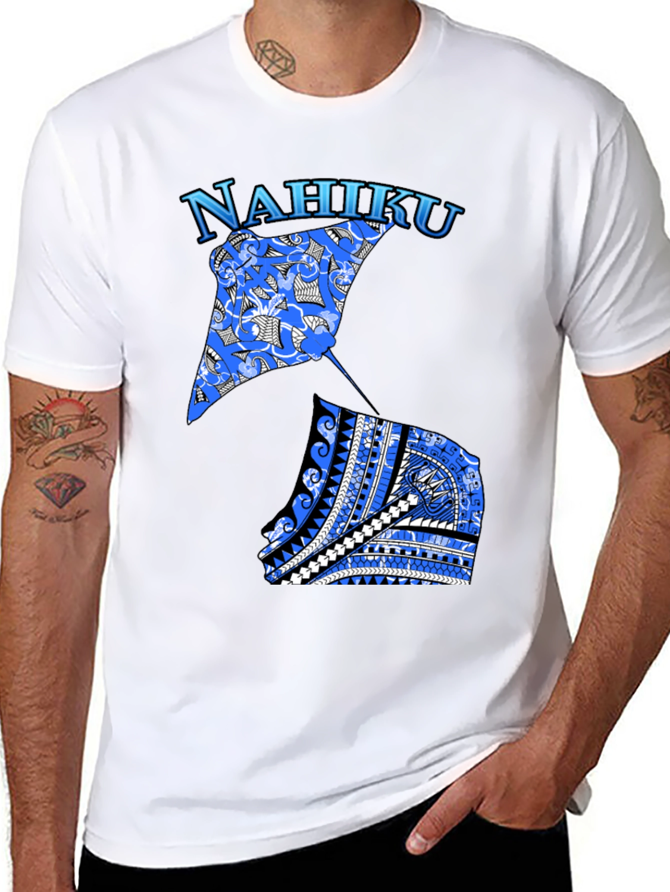 Nahiku Stingray Graphic T-Shirt