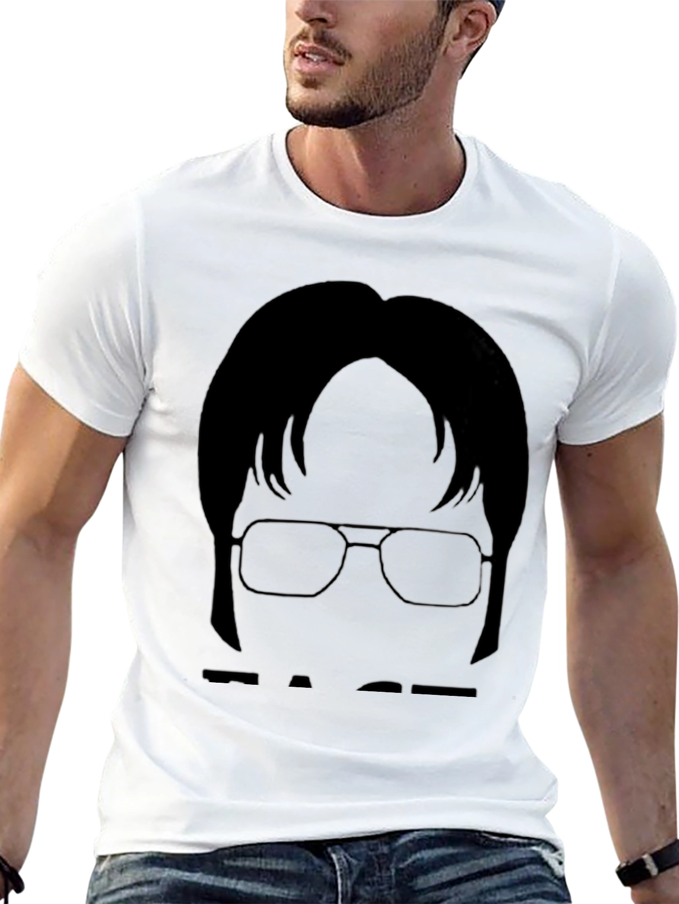 Dwight Schrute Silhouette Black T-Shirt