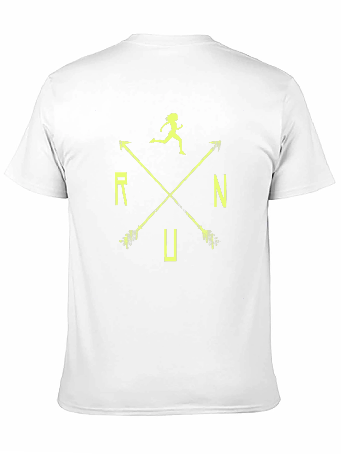 Run Arrow T-Shirt - Black Graphic Tee