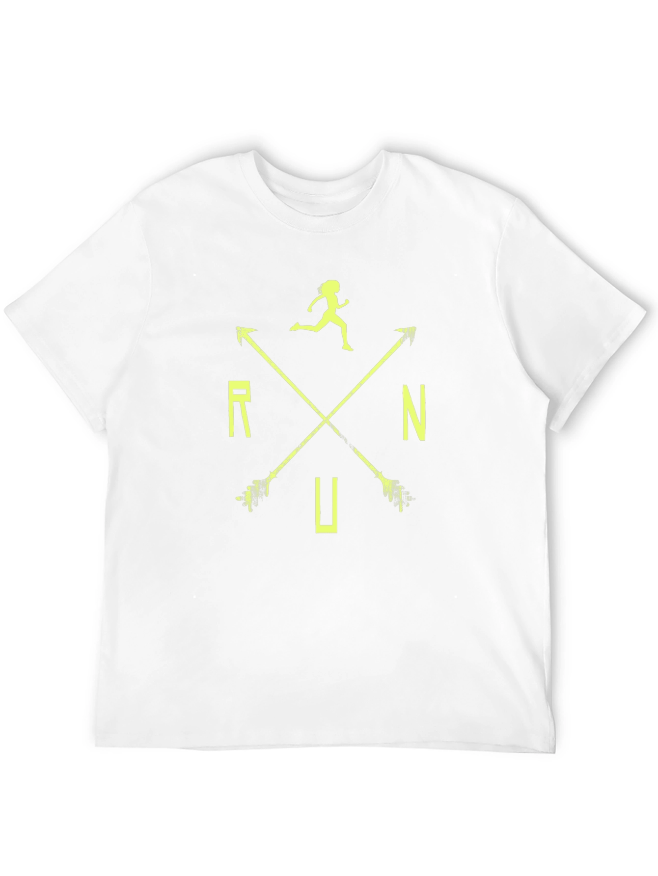 Run Arrow T-Shirt - Black Graphic Tee