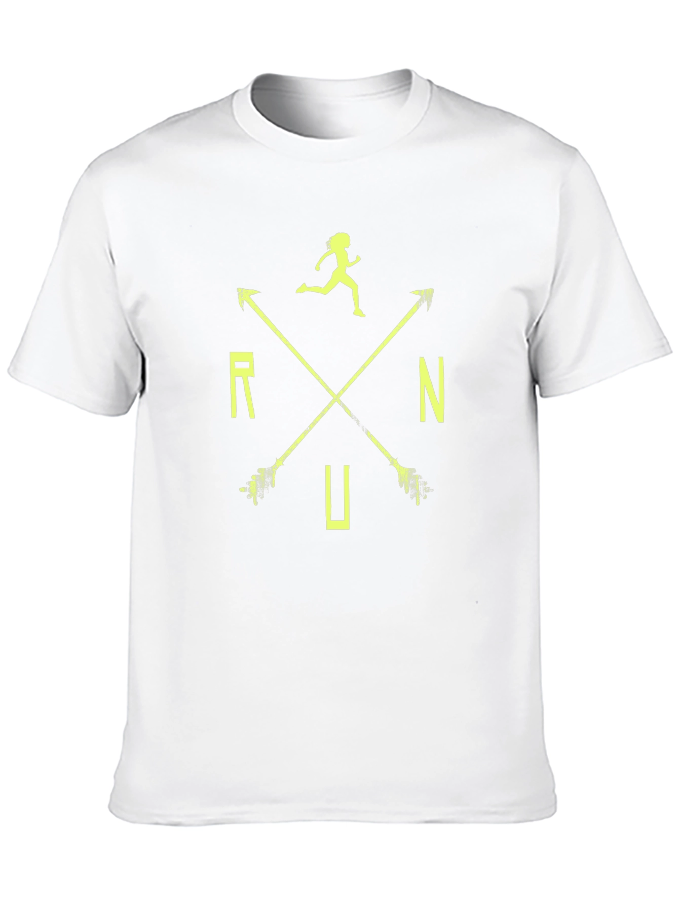 Run Arrow T-Shirt - Black Graphic Tee