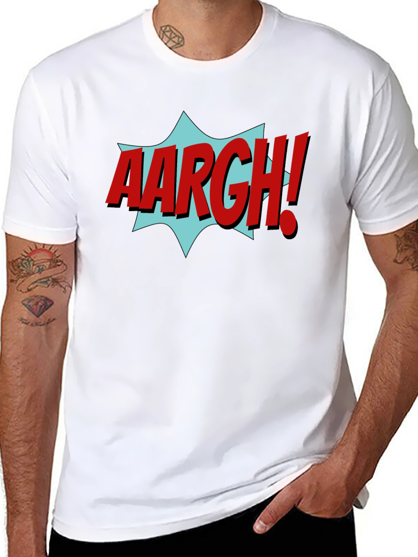 AARGH! Graphic Print T-Shirt