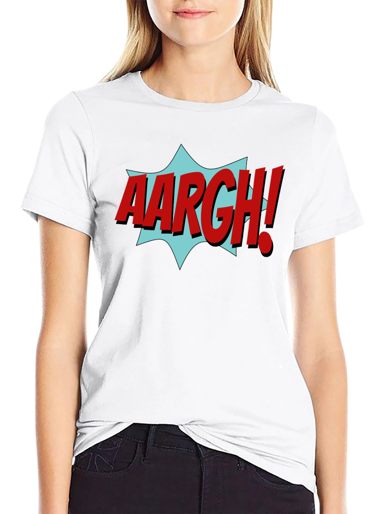 AARGH! Graphic Print T-Shirt