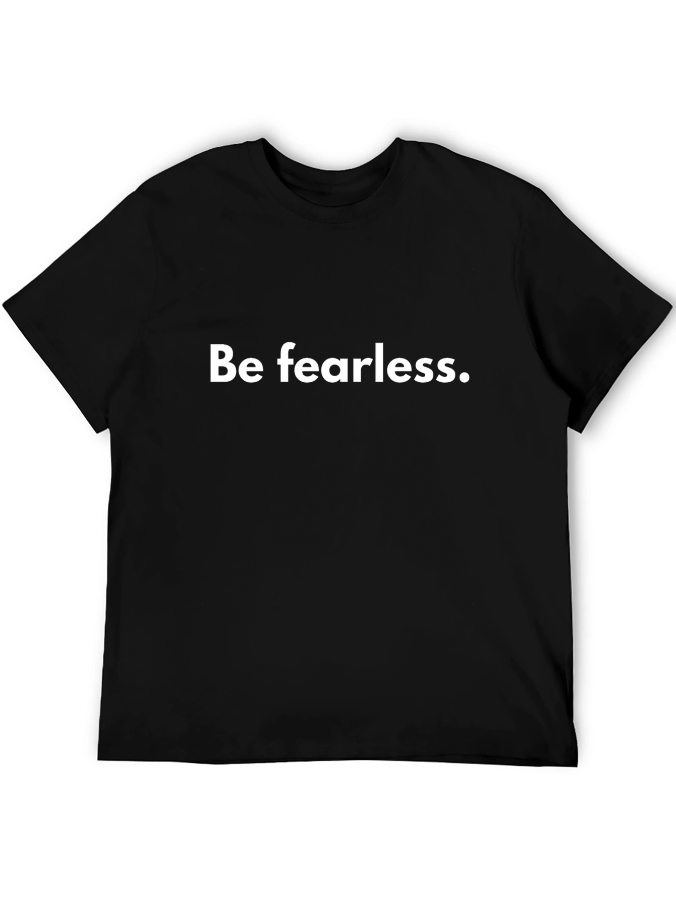 Be Fearless Black Graphic Tee