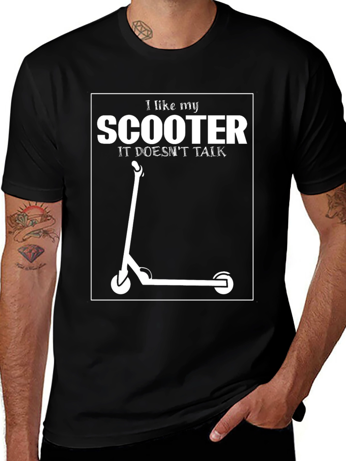 I Like My Scooter Funny T-Shirt