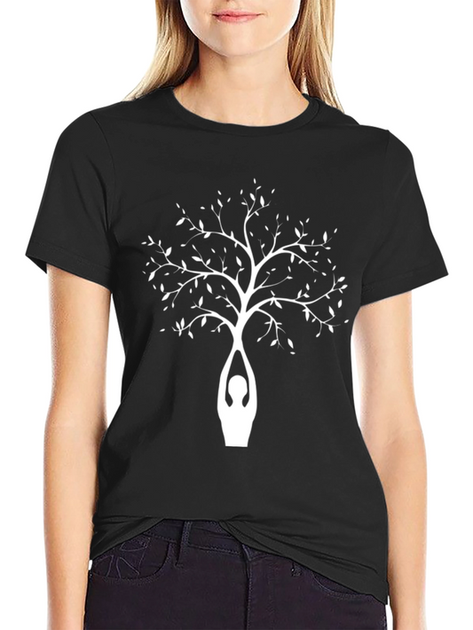 Yoga Tree T-Shirt - Zen Style Relaxed Fit