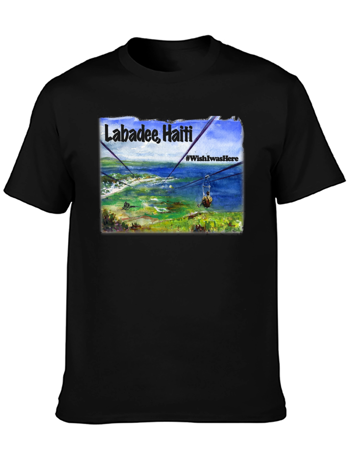 Labadee Haiti Zipline Graphic Tee