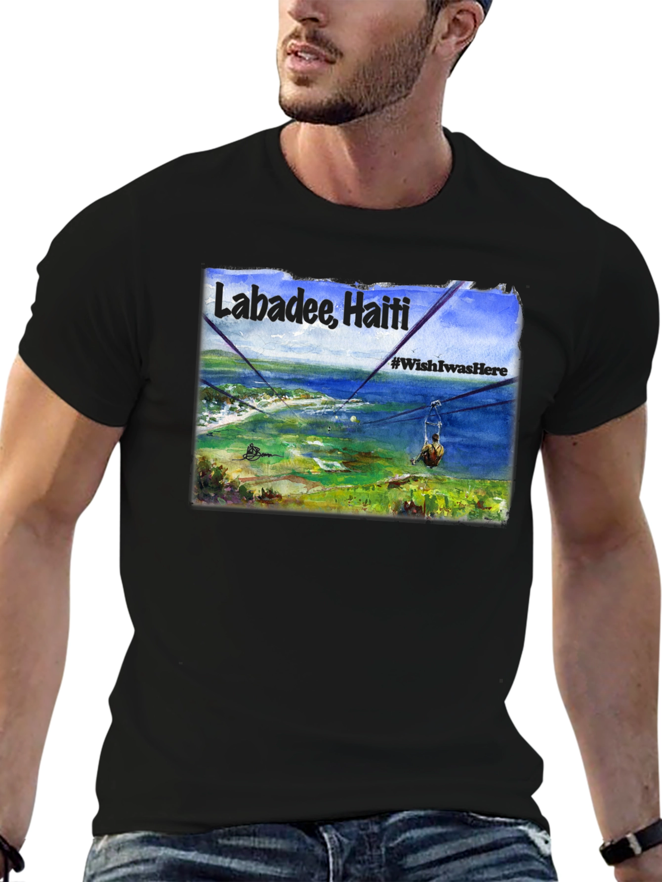 Labadee Haiti Zipline Graphic Tee