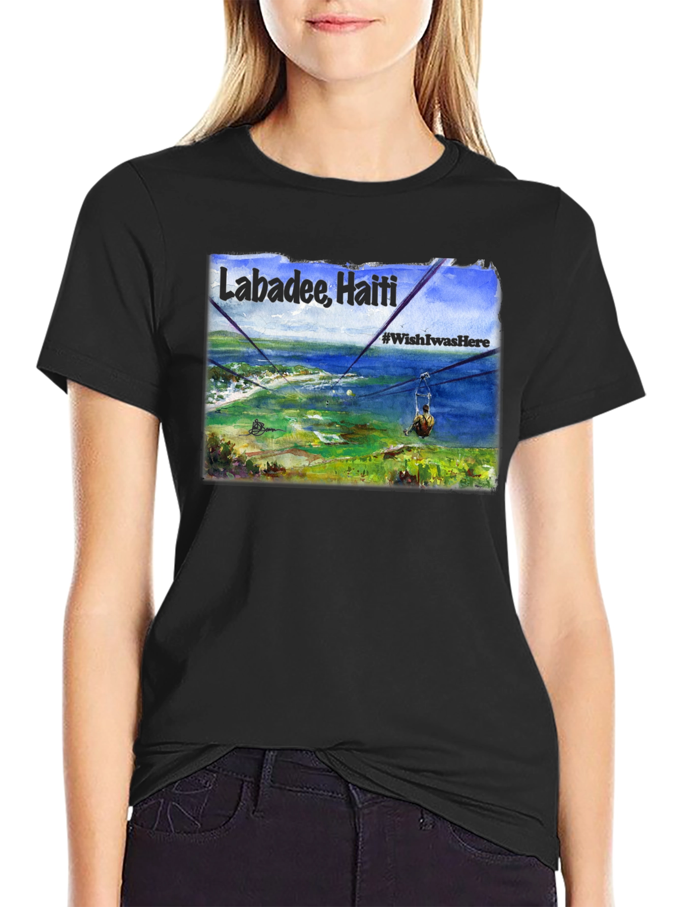 Labadee Haiti Zipline Graphic Tee