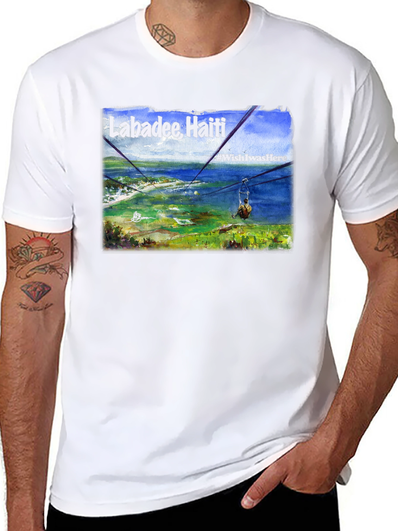 Labadee Haiti Zipline Graphic Tee