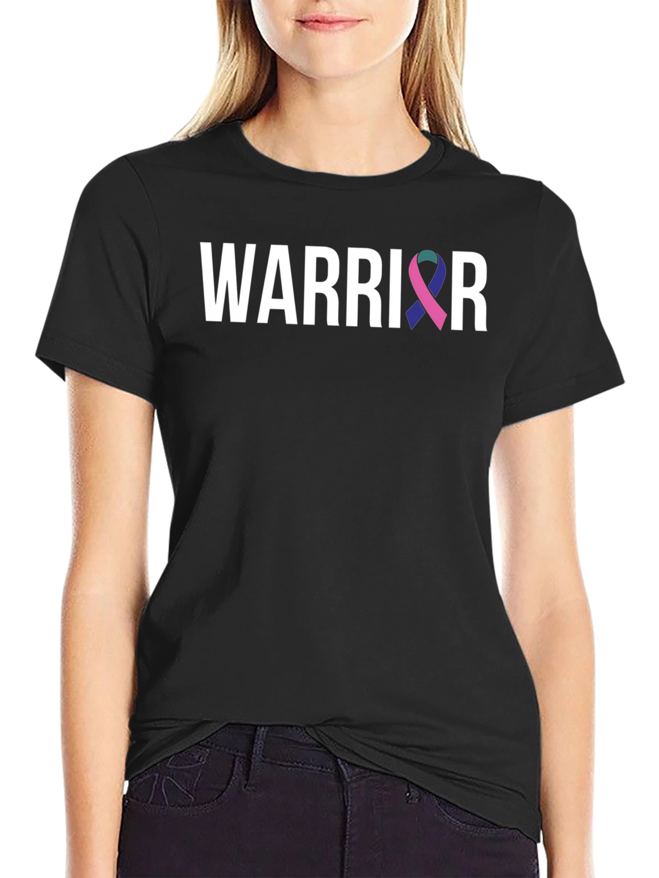 Warrior Ribbon T-Shirt - Cancer Awareness