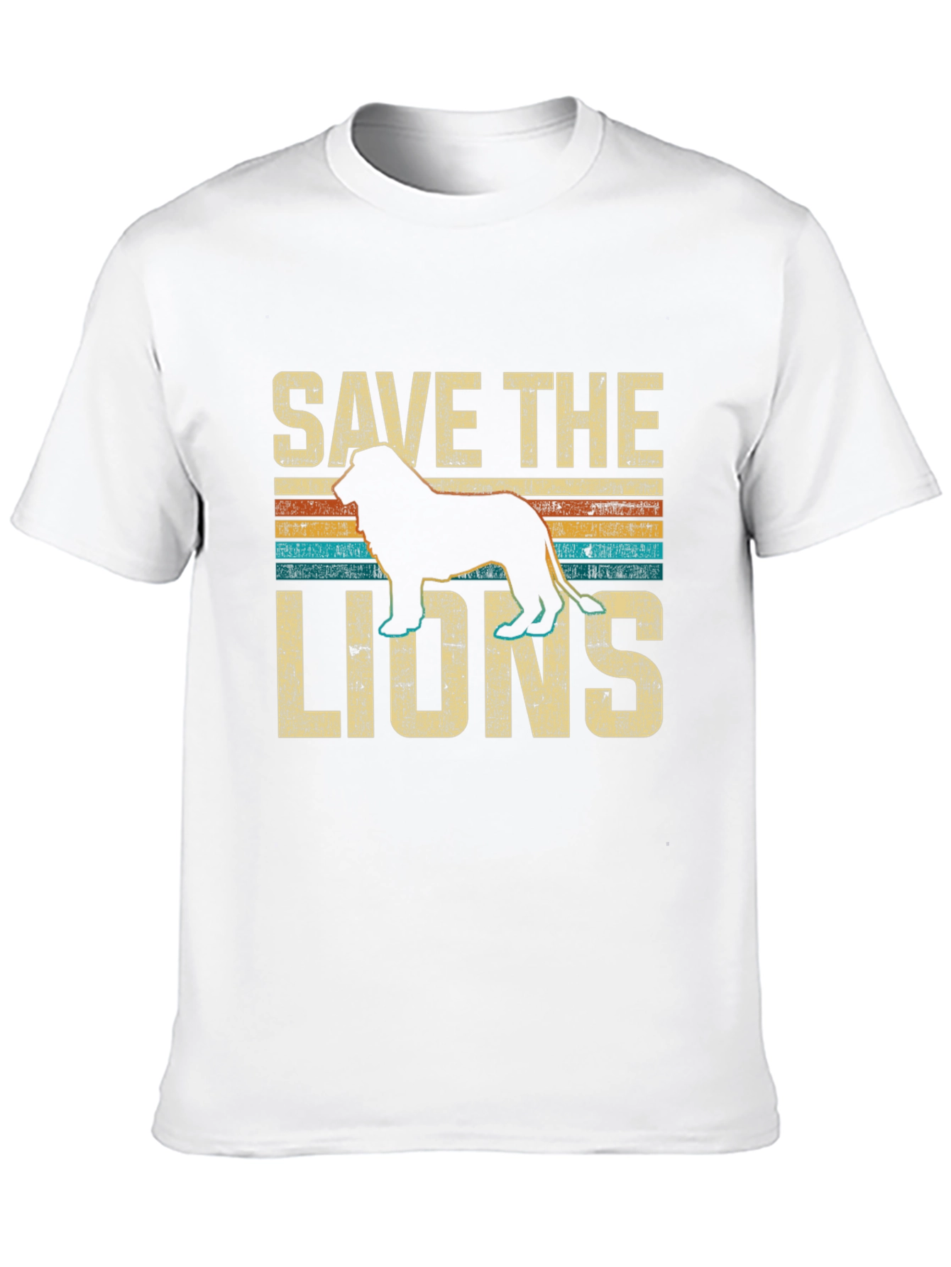Save The Lions Retro Graphic Tee