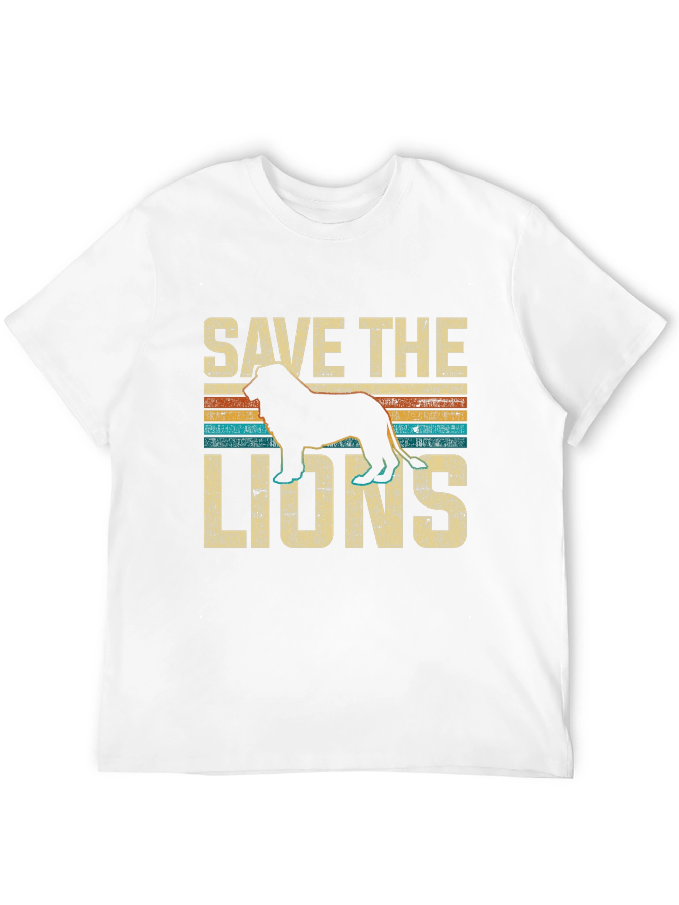 Save The Lions Retro Graphic Tee