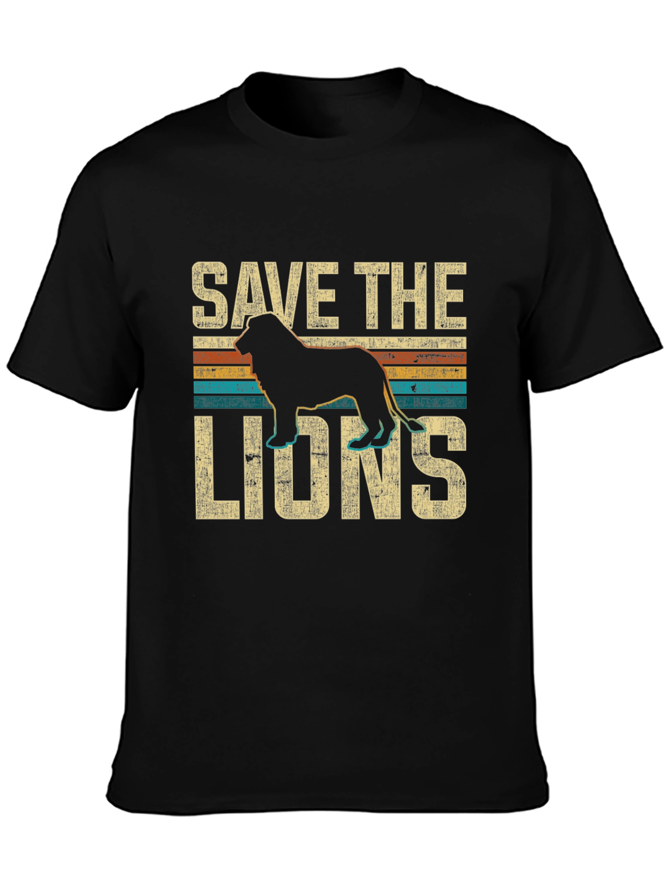 Save The Lions Retro Graphic Tee
