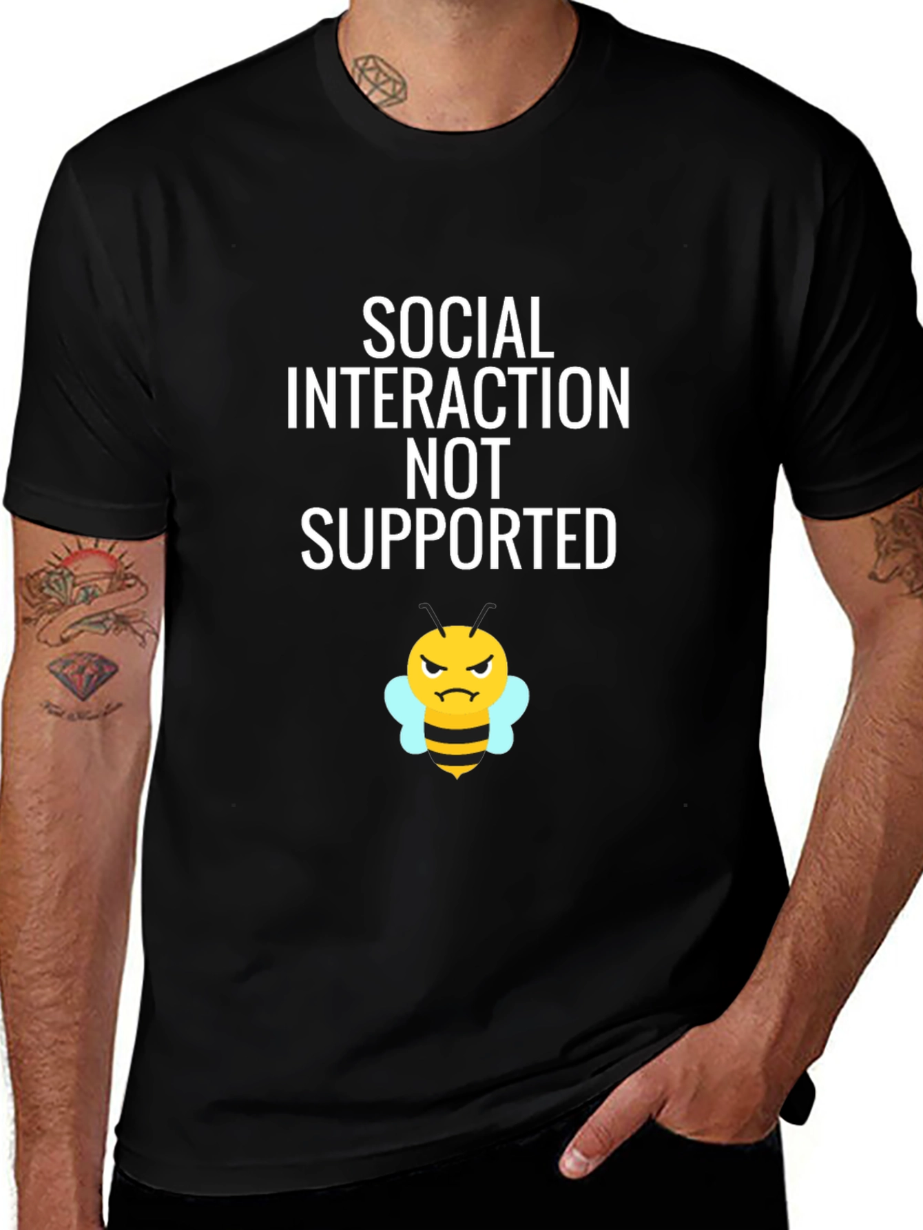 Social Interaction NOT Supported T-Shirt