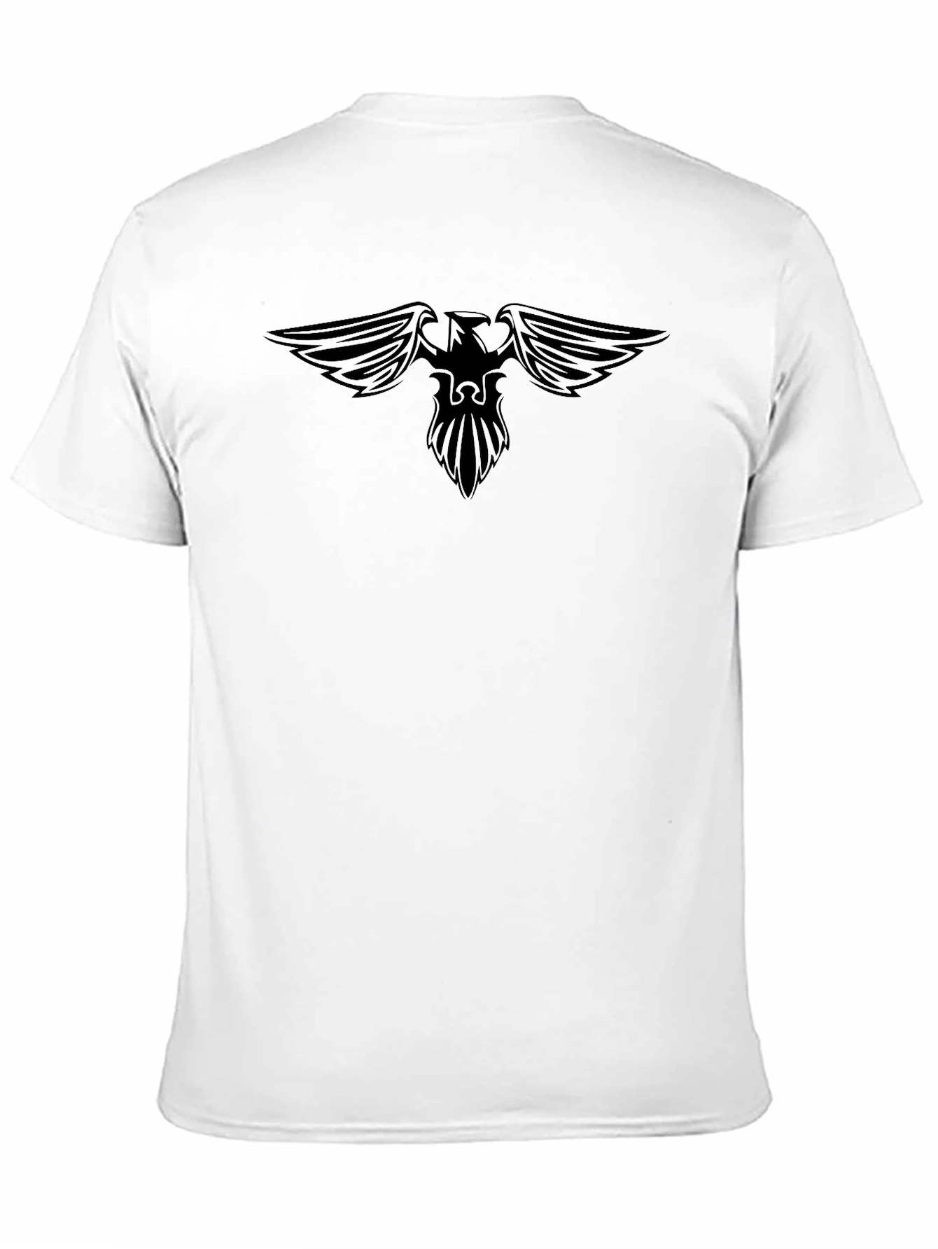 Mens Black Graphic Tee - Phoenix Design