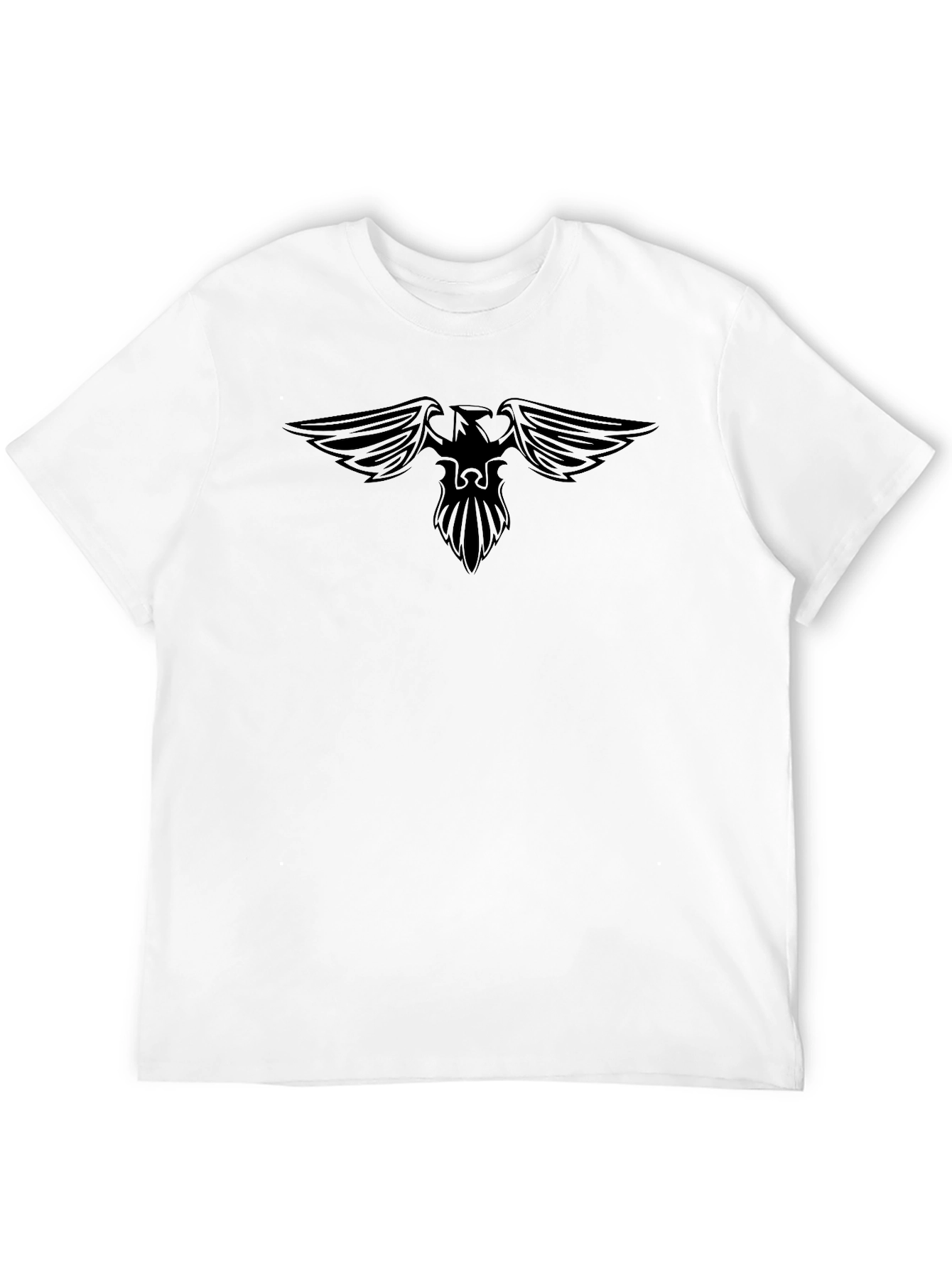 Mens Black Graphic Tee - Phoenix Design