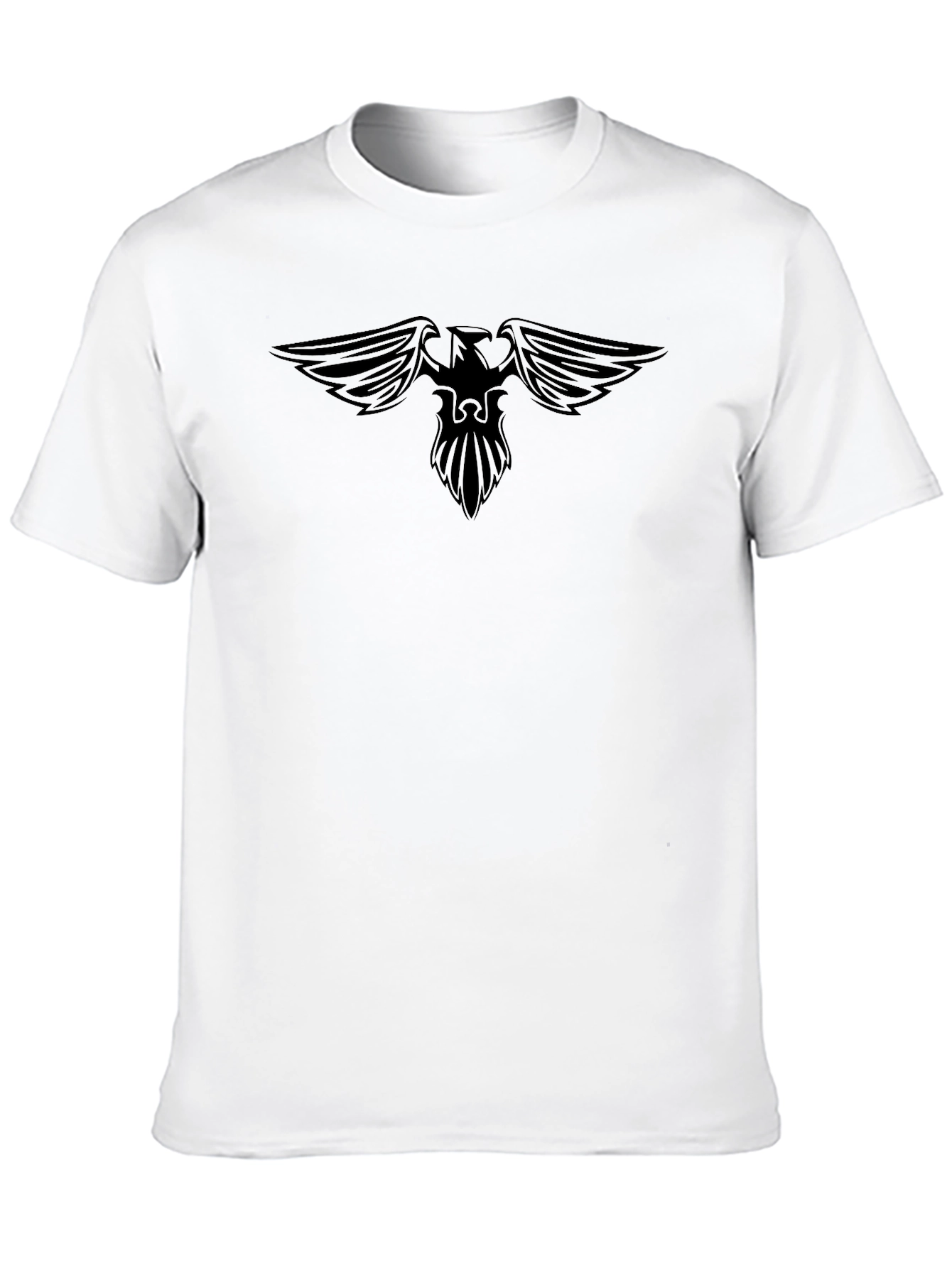 Mens Black Graphic Tee - Phoenix Design