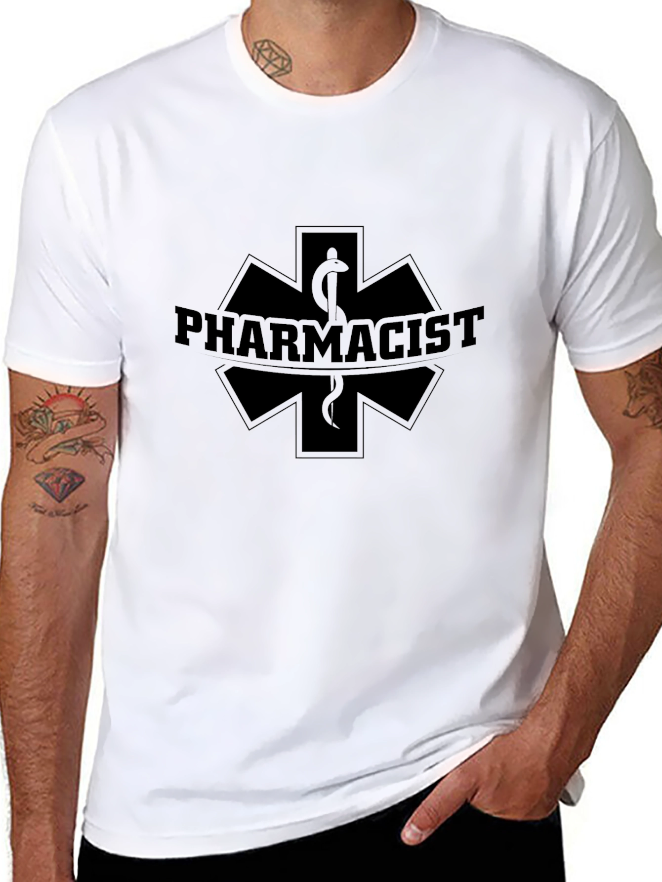 Pharmacist Star of Life T-Shirt - Medical Professional Apparel