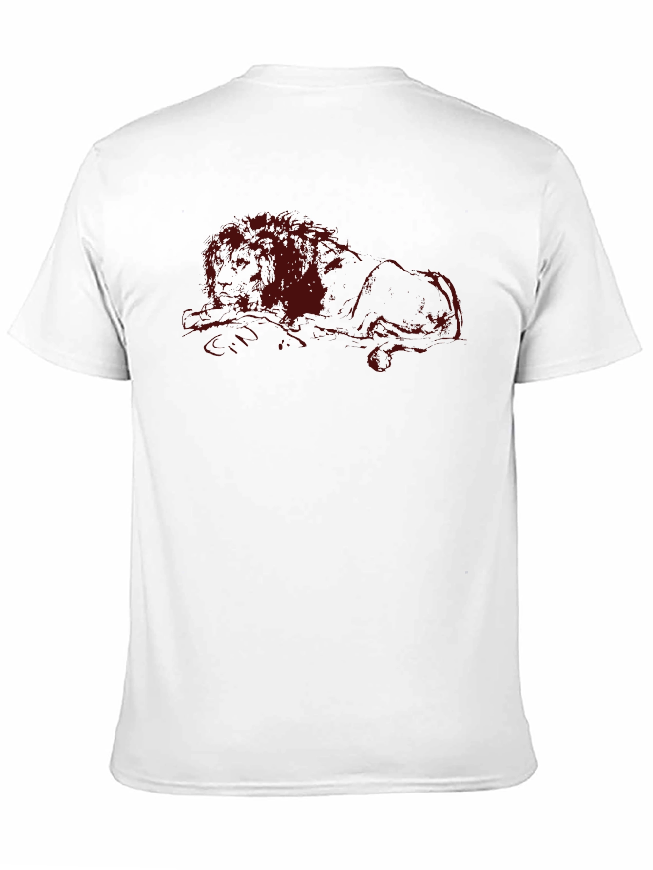 Dark Red Skateboard Tee - Classic Cool