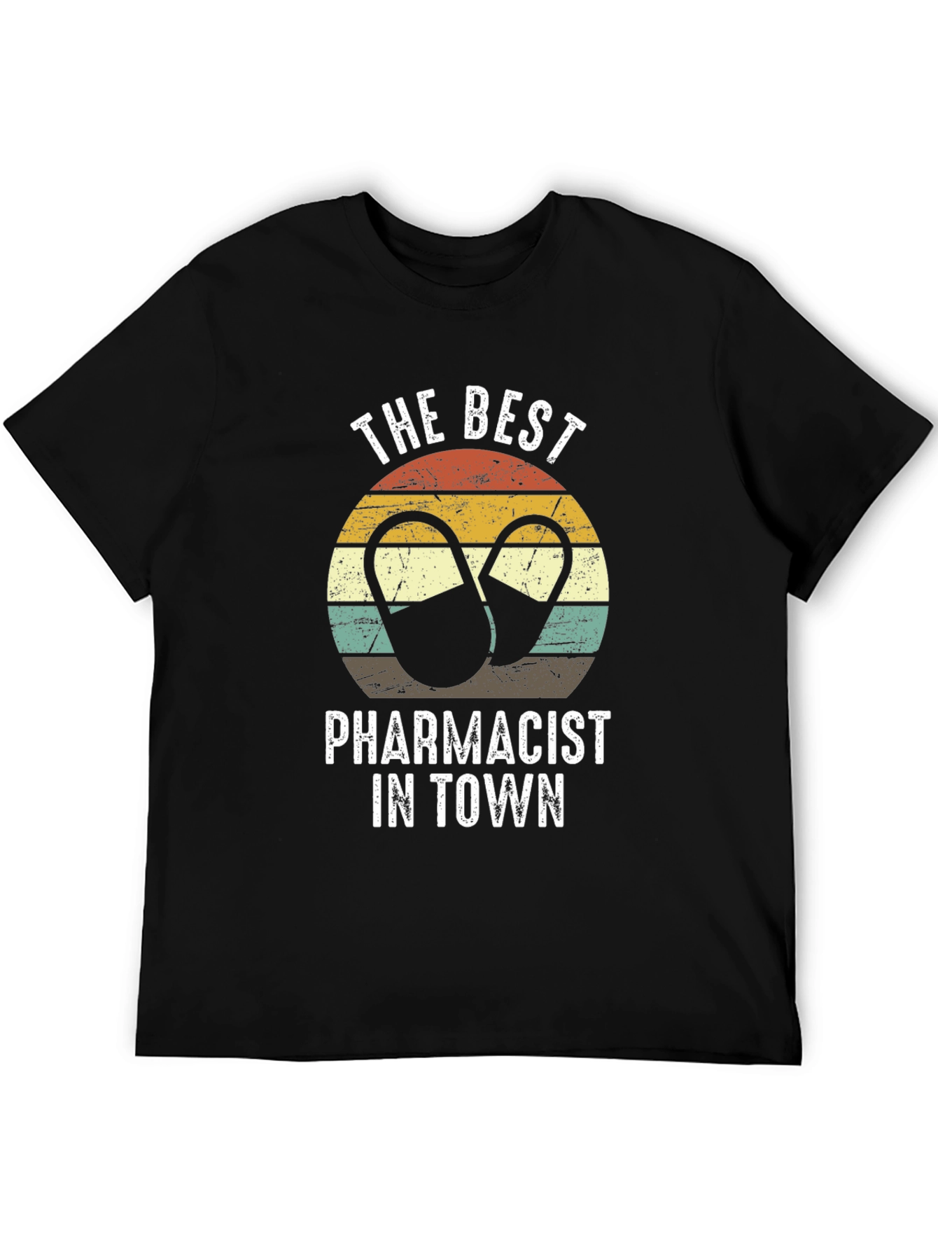 Best Pharmacist in Town Retro T-Shirt