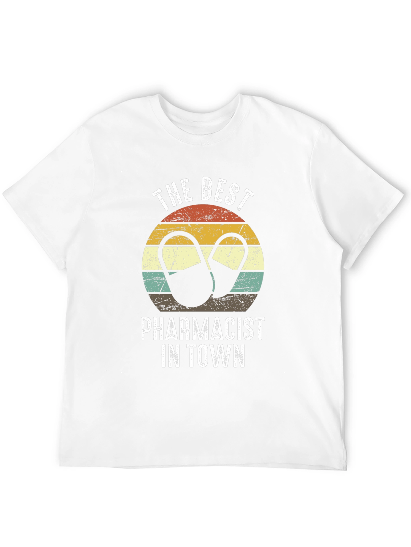 Best Pharmacist in Town Retro T-Shirt