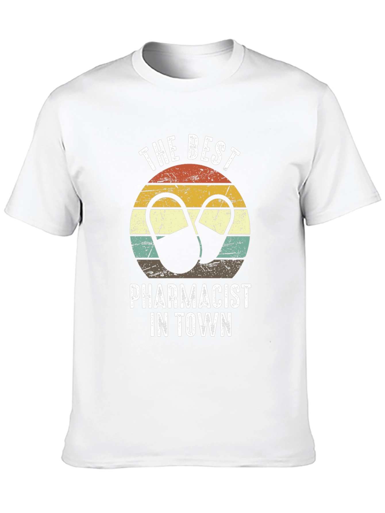 Best Pharmacist in Town Retro T-Shirt