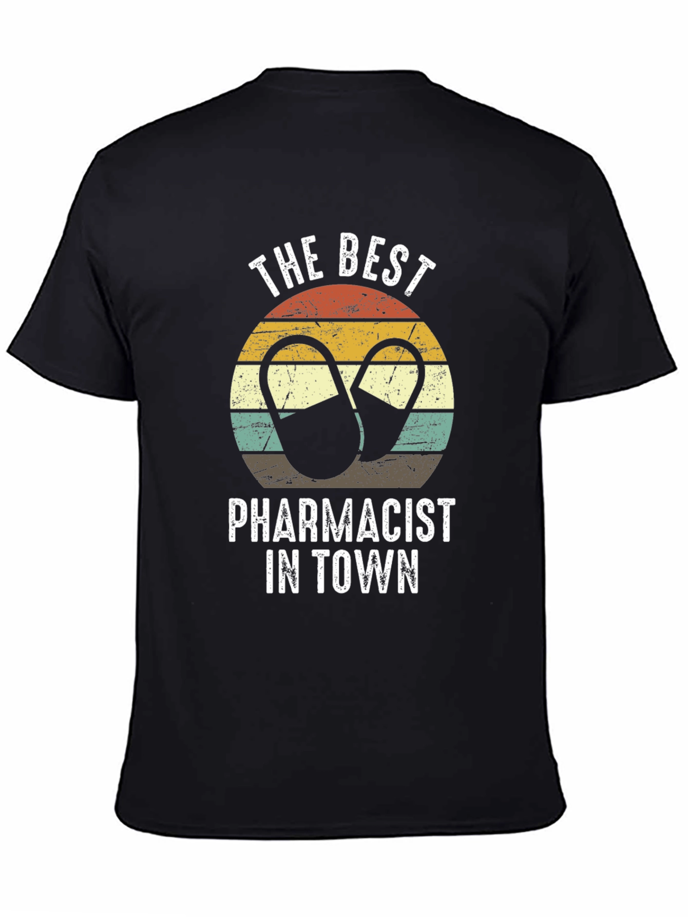 Best Pharmacist in Town Retro T-Shirt