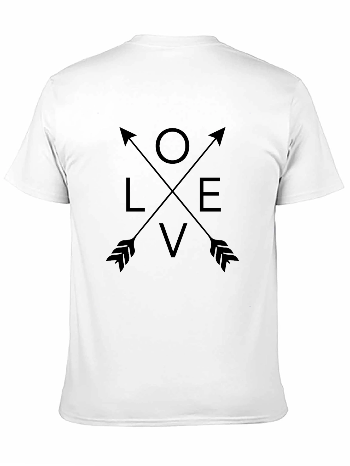 Love Arrows Graphic Tee - Unisex Black T-Shirt