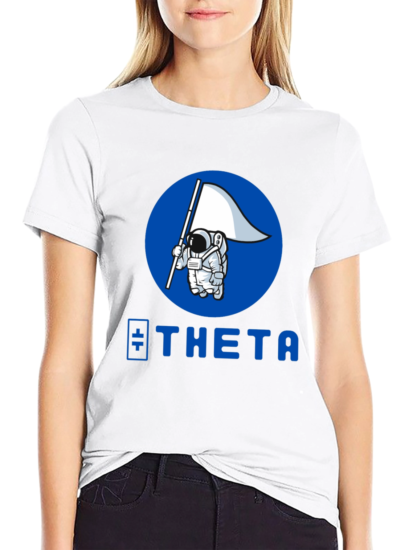 Theta Astronaut T-Shirt - Crypto Fashion