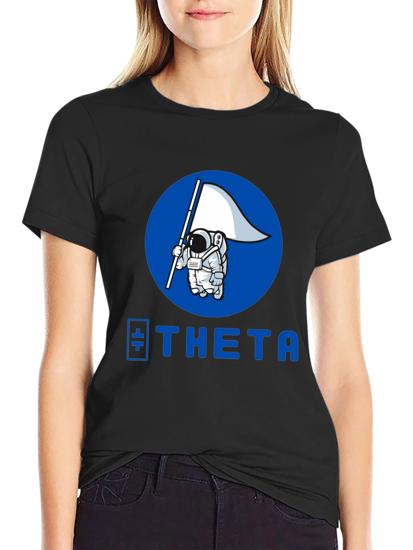 Theta Astronaut T-Shirt - Crypto Fashion