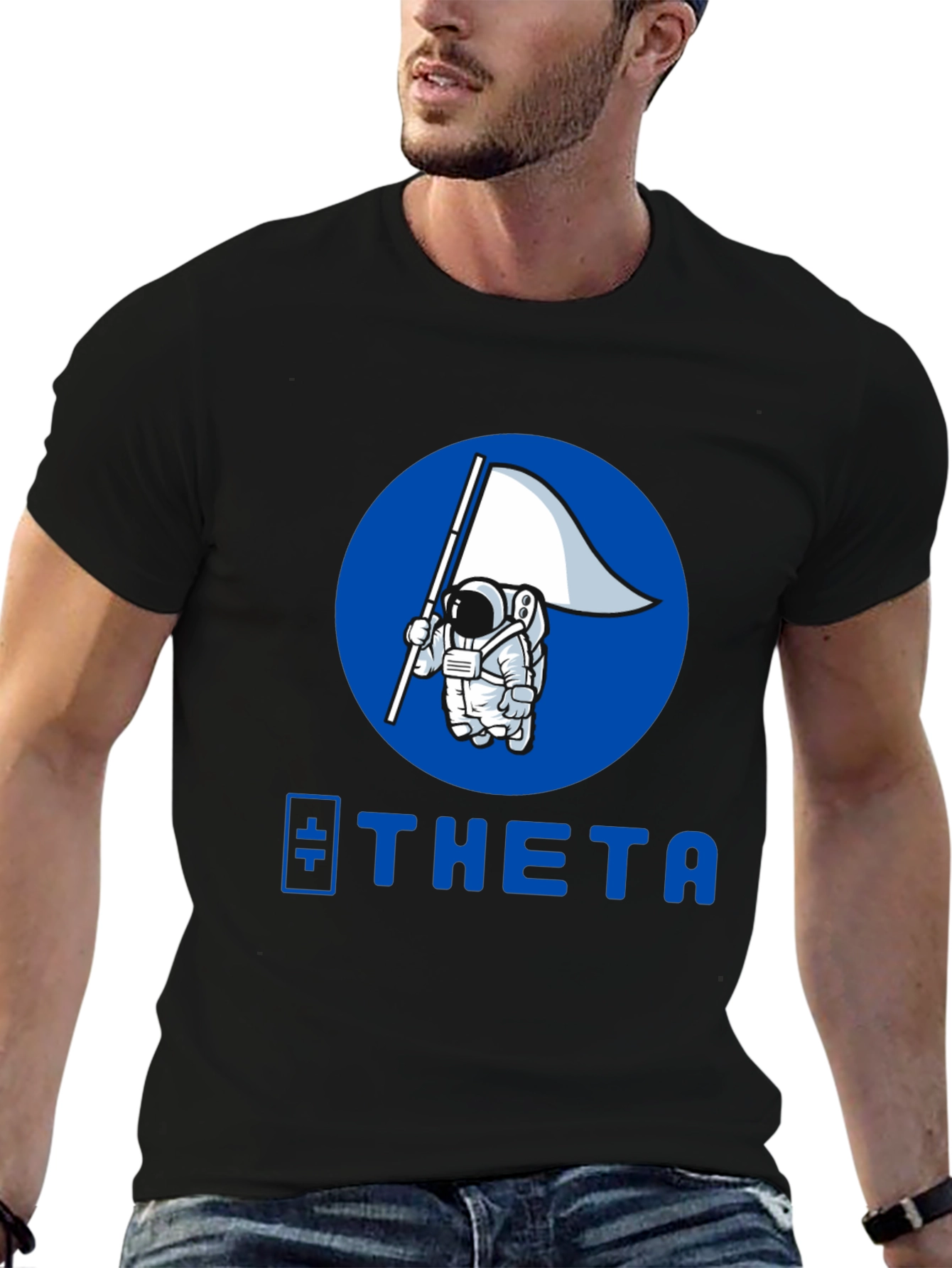 Theta Astronaut T-Shirt - Crypto Fashion
