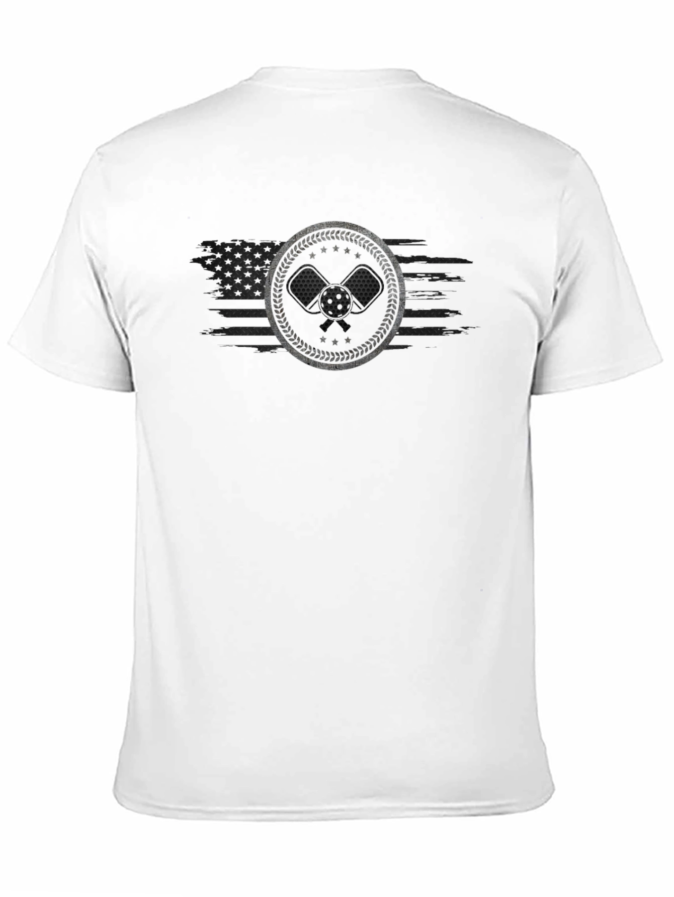 Pickleball USA Flag Graphic T-Shirt