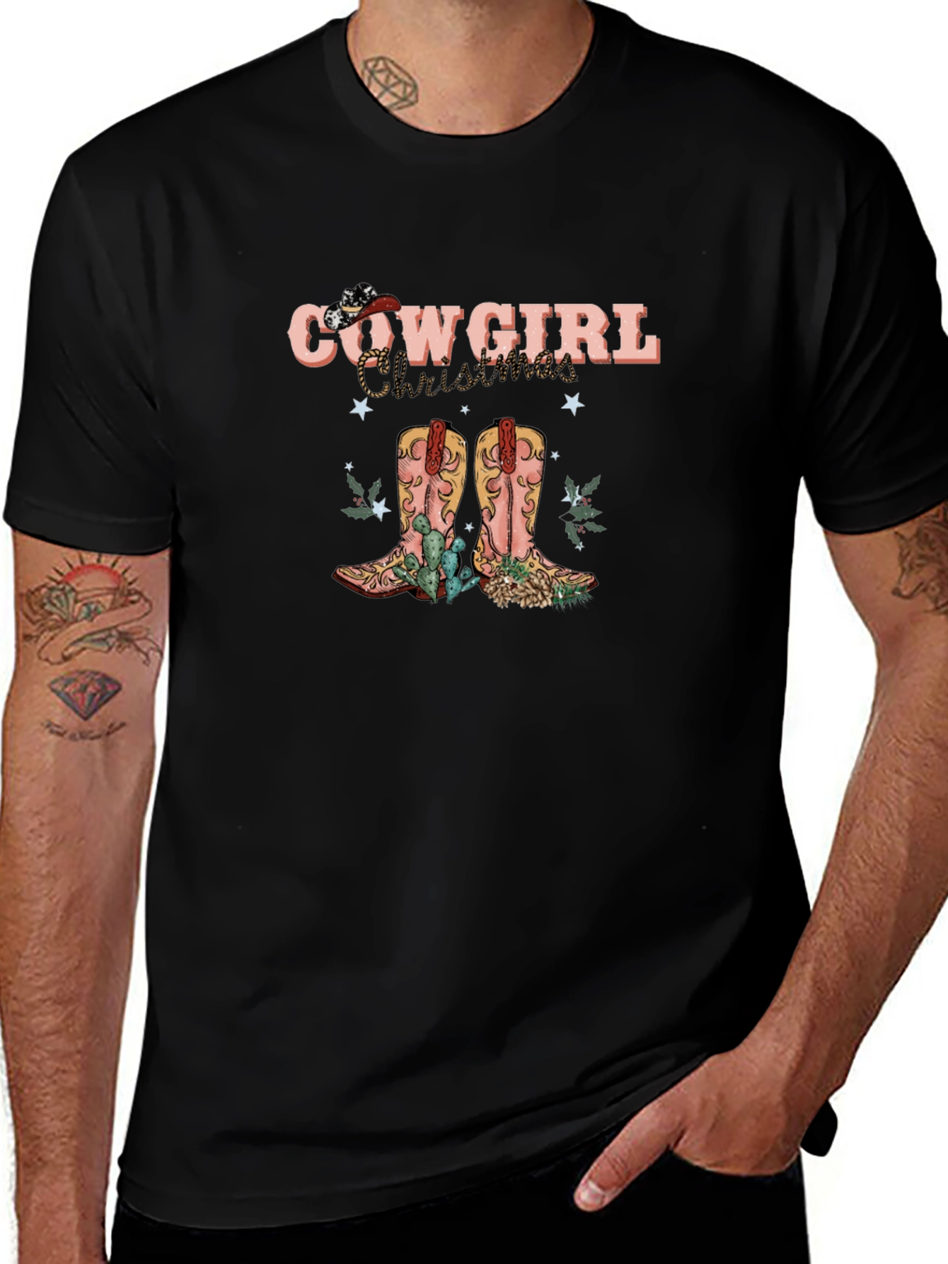 Cowgirl Christmas T-Shirt