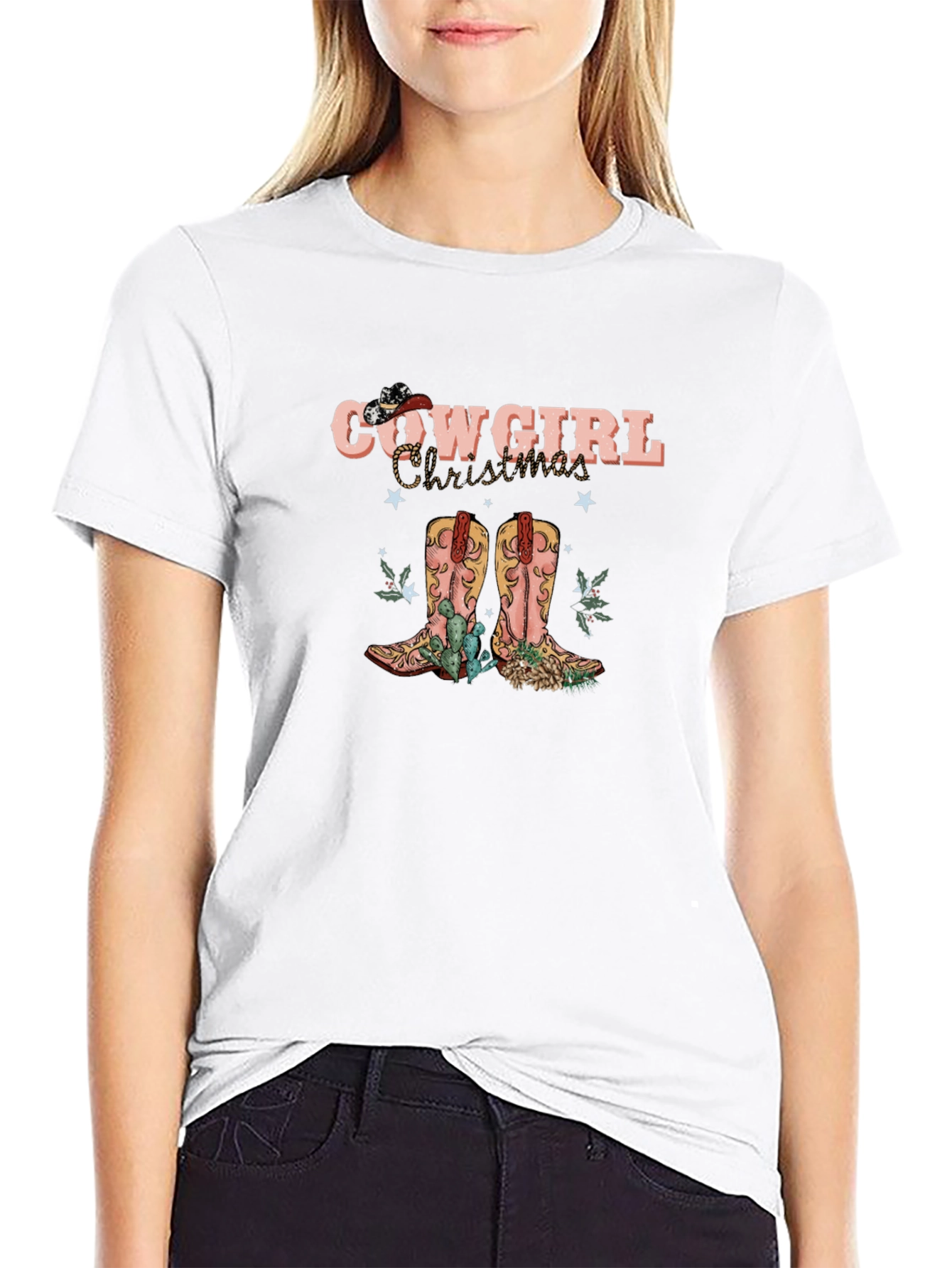 Cowgirl Christmas T-Shirt