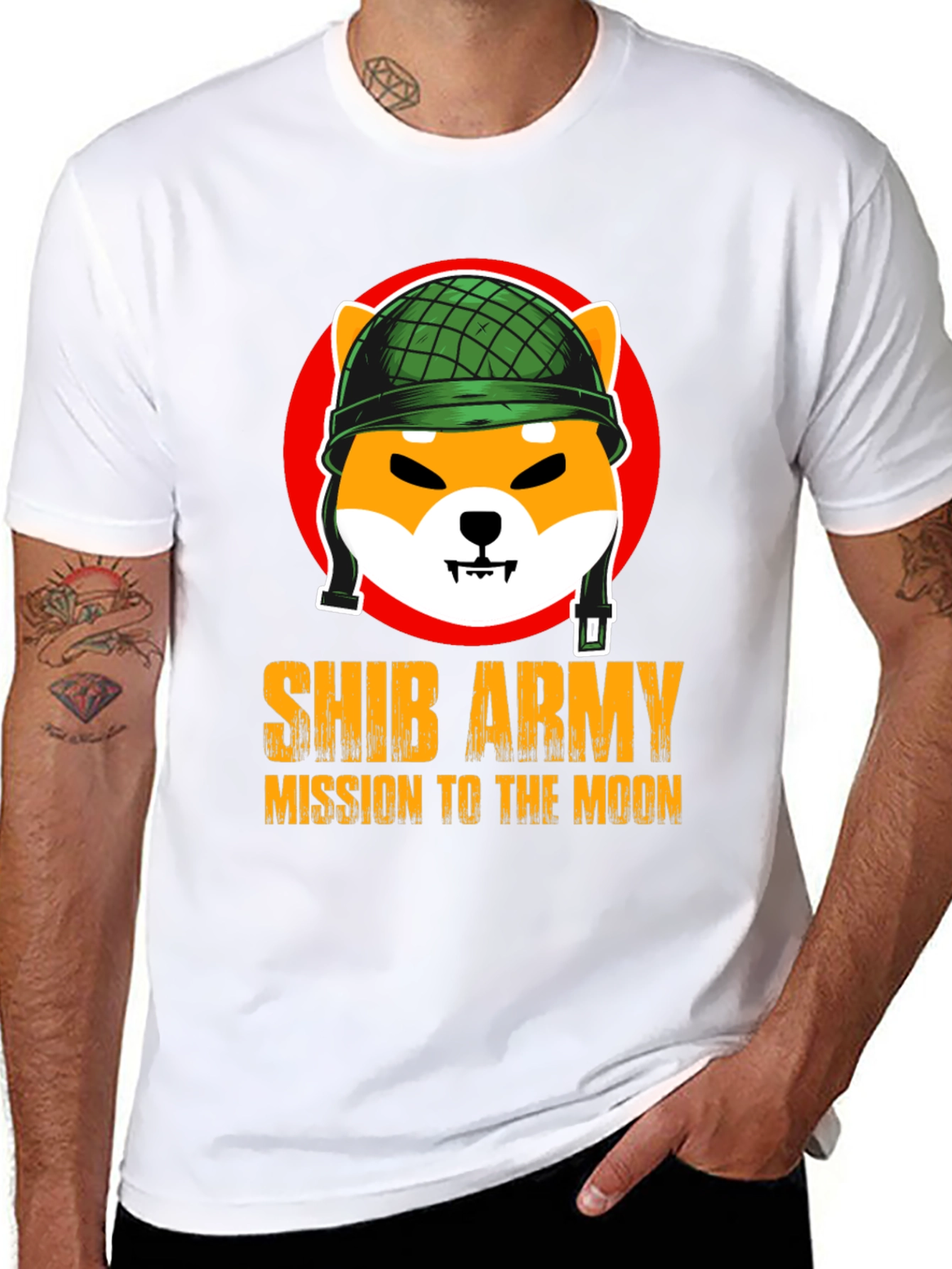 Shib Army Mission T-Shirt - Doge to the Moon!